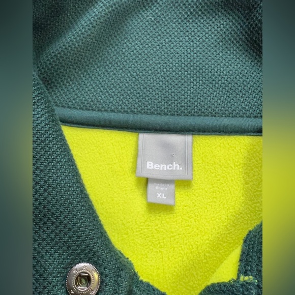 BENCH Teal and yellow full zip jacket size‎ XL - Picture 12 of 15